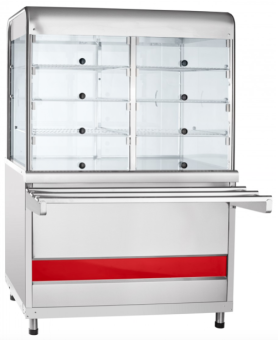 Прилавок-витрина нейтральная Abat ПВТ-70КМ-В-01 (21000002361) в ШефСтор (chefstore.ru)